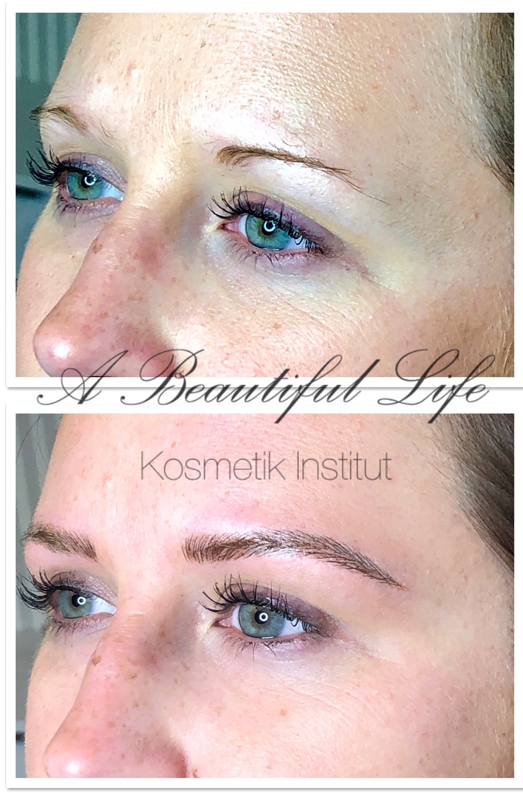 Augenbrauen Mikroblading